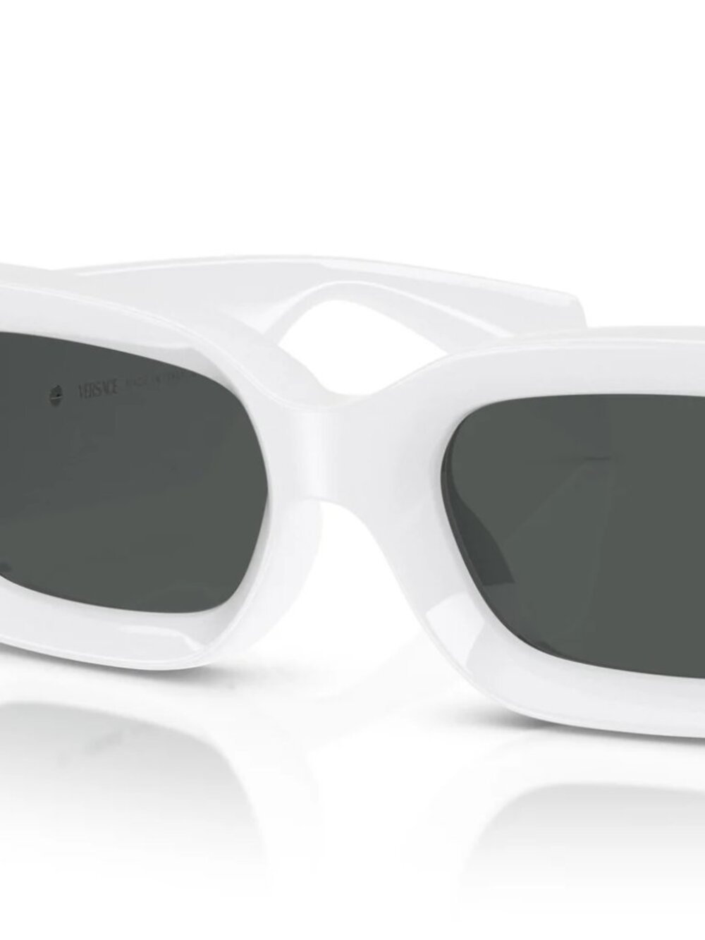 NEW VERSACE VE4474 314/87 WHITE DARK GREY UNISEX SUNGLASSES AUTHENTIC - Picture 2 of 6